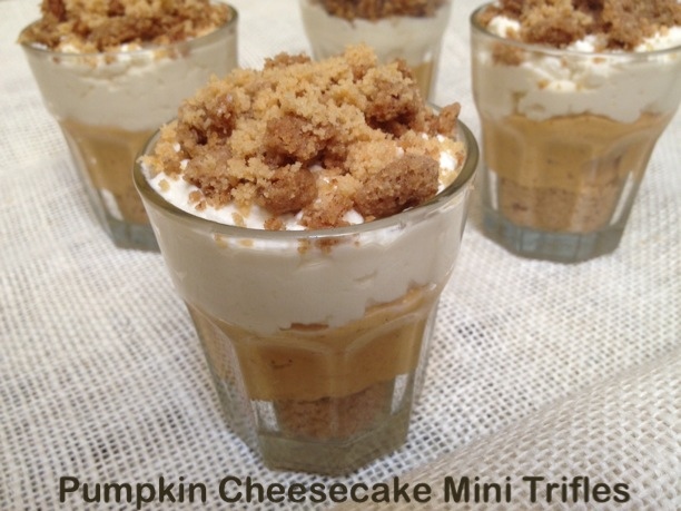 Pumpkin Cheesecake Mini Trifles